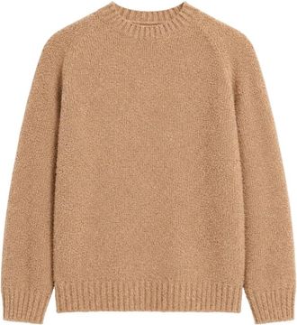 Laneus Crewneck Boxy Soft - Heren - Ronde hals truien - Beige - L - Katoen - Truien & Vesten