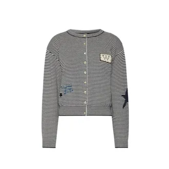Max Mara Teiera Cardigan - Knitwear - Mujer - Azul - S