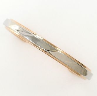 C&A Pink Gold Platinum Pink Gold (18K) Platinum 950 Band Ring (Pre-Owned)