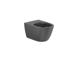 Roca Taza Suspendida Rimless Ona Con Fijaciones Ocultas Negro Mate