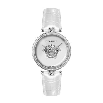 Versace Horloges - Dames - Horloges - Wit - ONE Size - Leer - Accessoires