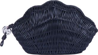 Michael Kors Clutches, female, Black, Size: ONE SIZE Pochette a conchiglia piccola