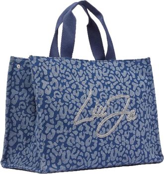 Liu Jo Tote Bags, female, Blue, Size: ONE SIZE L Tote