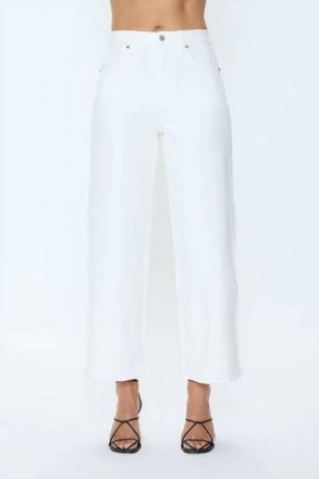 Pistola Denim Kyra Ankle Straight Leg Jeans In Antique White