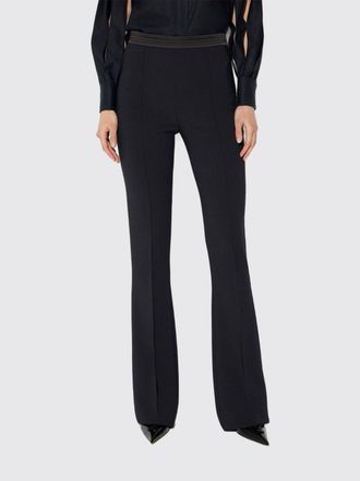 Elisabetta Franchi Pantaloni skinny in cr&ecirc;pe a vita alta