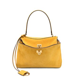 Balenciaga Small Rodeo Suede Tote Bag