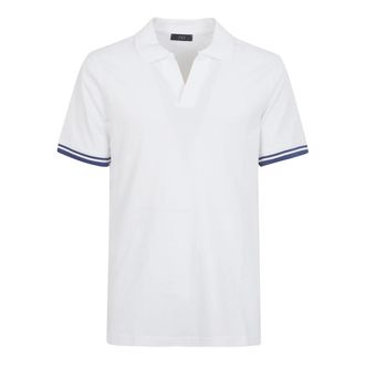 Fay Polo Shirts, male, White, Size: XL Polo Bowling