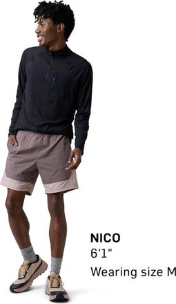 Backcountry Wasatch Ripstop Pull-On Short - Mens in Granite Plum/bark at Nordstrom, Size Xx-Large