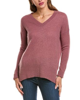Alberta Ferretti Philosophy Oversized V-Neck Sweater