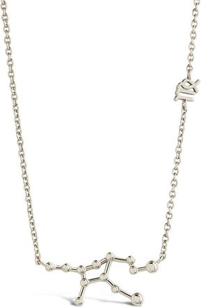 Sterling Forever Station Constellation Pendant Necklace