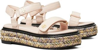 Tory Burch Espadrille Leather Sport Sandal