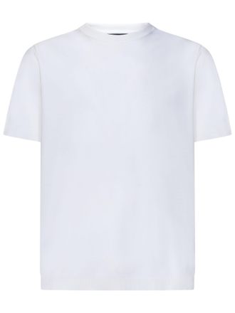 Herno White Tricot T-shirt