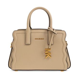 Michael Kors Dames, Tassen, Beige, Maat: ONE Size Leer