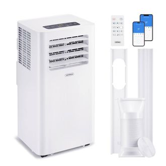 VonHaus WiFi Smart Enabled Air Conditioning Unit 12000 BTU in White