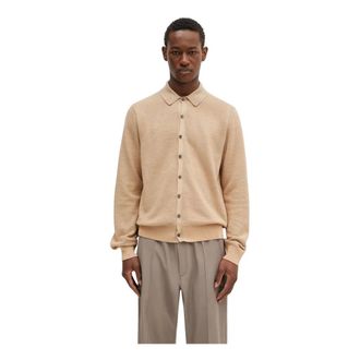 Paul Smith Linnen Blend Vest - Heren - Truien - Beige - Maat: XL Linnen