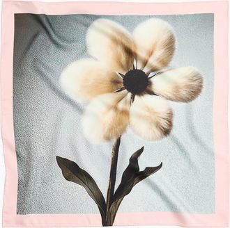 H&M Bedrucktes Tuch - Hellrosa/Hellbeige