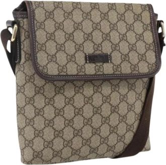 Gucci Pre-owned Cross Body Bags, female, Beige, Size: ONE SIZE Pre-owned Plastic Cross Body Bag