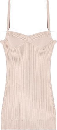 Diesel Ribbed Knit Bodycon Dress With Thin Straps