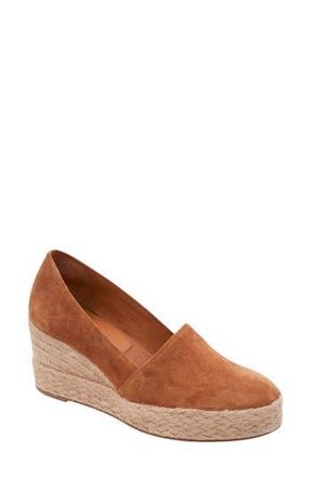 Andr&eacute; Assous Patti Espadrille Wedge in Cuero Suede at Nordstrom Rack, Size 8