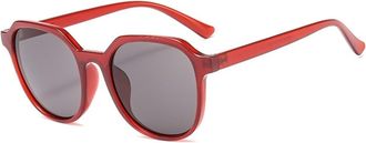 Generic Men Driving Outdoor Sunglasses Sports Vacation Women Commuter Sun Glasses(Red)