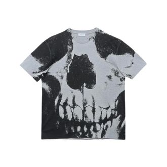 Alexander McQueen Heren, Tops, Grijs, Maat: S/M