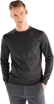 Harmont & Blaine Sweatshirt - Heren - Sweatshirts - Grijs - L - Wol - Hoodies & sweatvesten