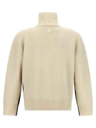 J.W.Anderson Two-Tone Wool Blend Sweater - Charcoal