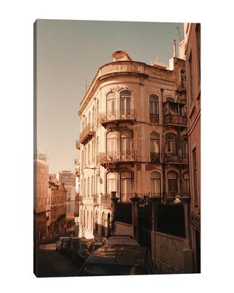 iCanvas Icanvas Magic Street Glow By Sebastian Hilgetag