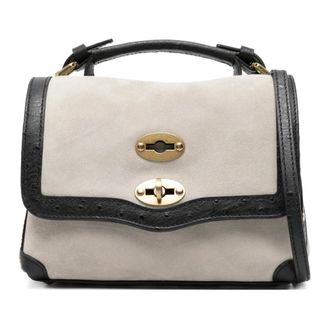 Zanellato Handbags, female, Gray, Size: ONE SIZE Postina Baby Tote Bag