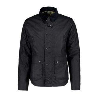 Barbour Waxed Jacket - Heren - Zomerjassen - Blauw - 2XL - Katoen - Jassen