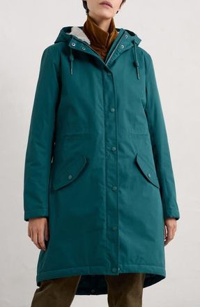 Seasalt Cornwall Plant Hunter Waterproof Hooded Coat in Gust at Nordstrom, Size 14 Us