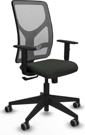 Piqueras y Crespo Silla De Oficina Piqueras Y Crespo Motilla Negro Soporte Lumbar