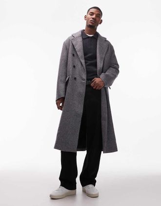 AllSaints Ezra - Cappotto sartoriale grigio-Nero