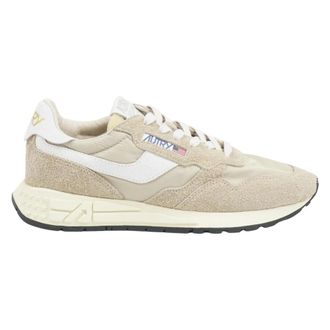 Autry Reelwind Low Sneakers - Heren - Sneakers - Beige - 46 EU - Katoen - Schoenen