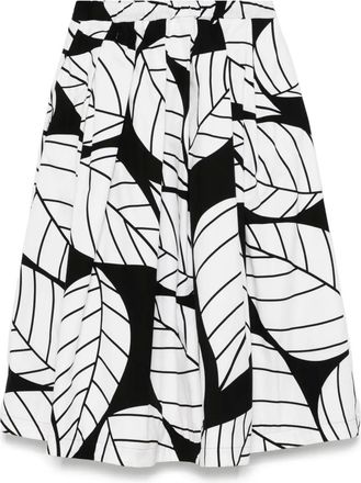 Comme Des Gar&ccedil;ons gonna midi con stampa anni 2000 - Bianco