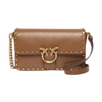 Pinko Cross Body Bags - Dames - Schoudertassen - Bruin - ONE Size - Tassen