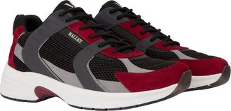 Mallet Footwear Heren Holloway Leren Trainers (Grijs)