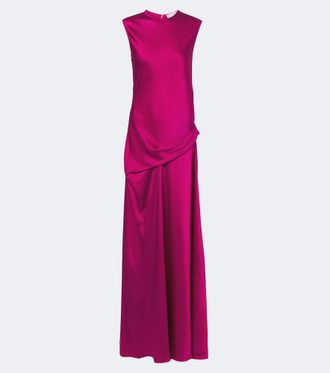 Stella McCartney Abito lungo in raso