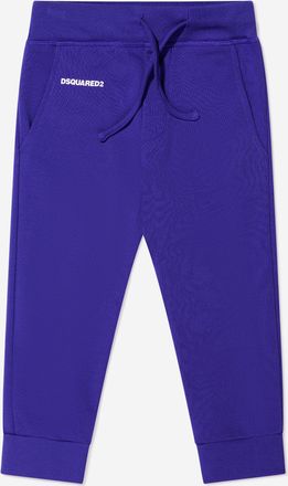 Dsquared2 Childrens Unisex Kids Sports Edition.07 Joggers In Blue Cotton - Size 10Y
