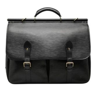 Louis Vuitton Pre-owned Sac Chasse Epi Boston Bag - Heren - Pre-owned - Zwart - Maat: ONE Size Leer
