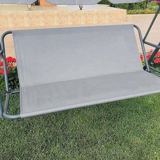 OEM Unidad (138x50x50 Cm, Gris) Funda Para Asiento De Silla Columpio, Lona Para Columpio De Jard&iacute;n, Funda Impermeable Para Asiento De Columpio, Funda Resi