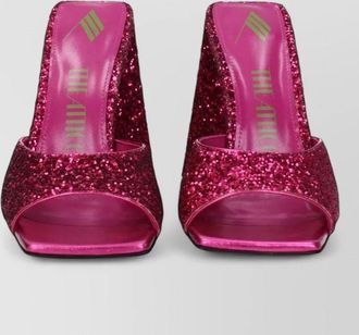 The Attico plastic platform mules