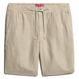 Superdry Merchant Linnen Korte Bermuda Shorts
