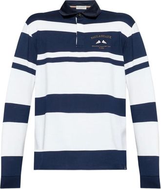 Paul & Shark long-sleeve polo shirt - men - Cotton - S - Blue