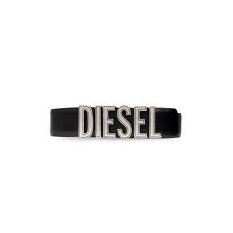 Diesel Leather Belt B-Diesel Rive - female - Diesel - Belts - Black - 85 CM - Accessories