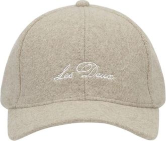 Les Deux Wool Baseball Cap - Heren - Petten - Beige - ONE Size - Wol - Accessoires