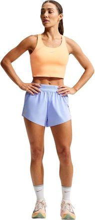 Nike AeroSwift Dri-FIT ADV Mid-Rise 3 Short - Dames - Sport - Blauw - Maat: L Zijde