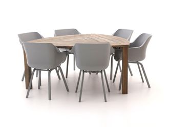 Hartman Hartman Sophie Element/Rough-S Triangular 170cm dining tuinset 7-delig