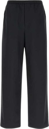 Jil Sander Tech Fabric Wijde Broek - Heren - Wijde Broeken - Zwart - L - Polyester - Broeken