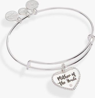 Alex and Ani Mother of the Groom Heart Bangle in Gold at Nordstrom